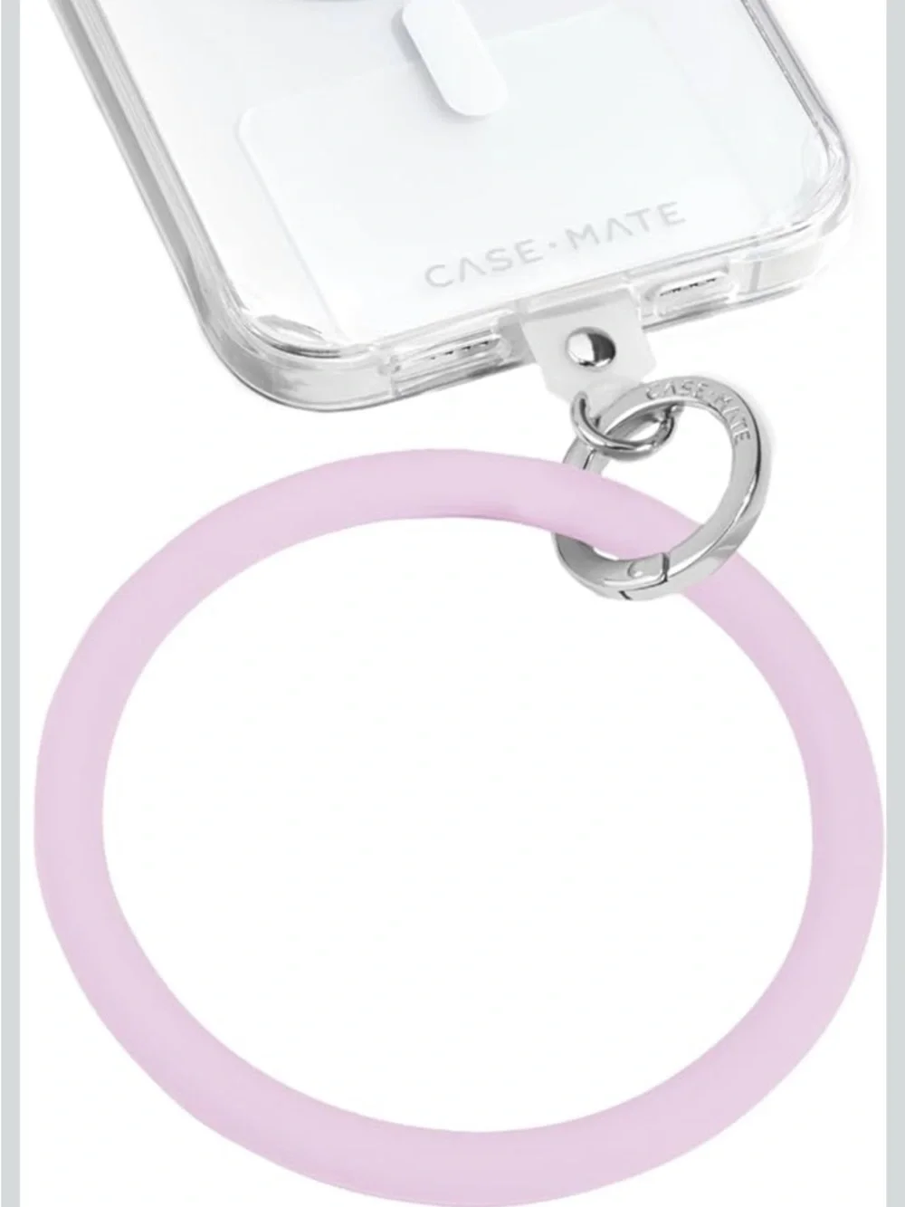 case-mate Turquoise Silicone Wrist Ring Keychain
